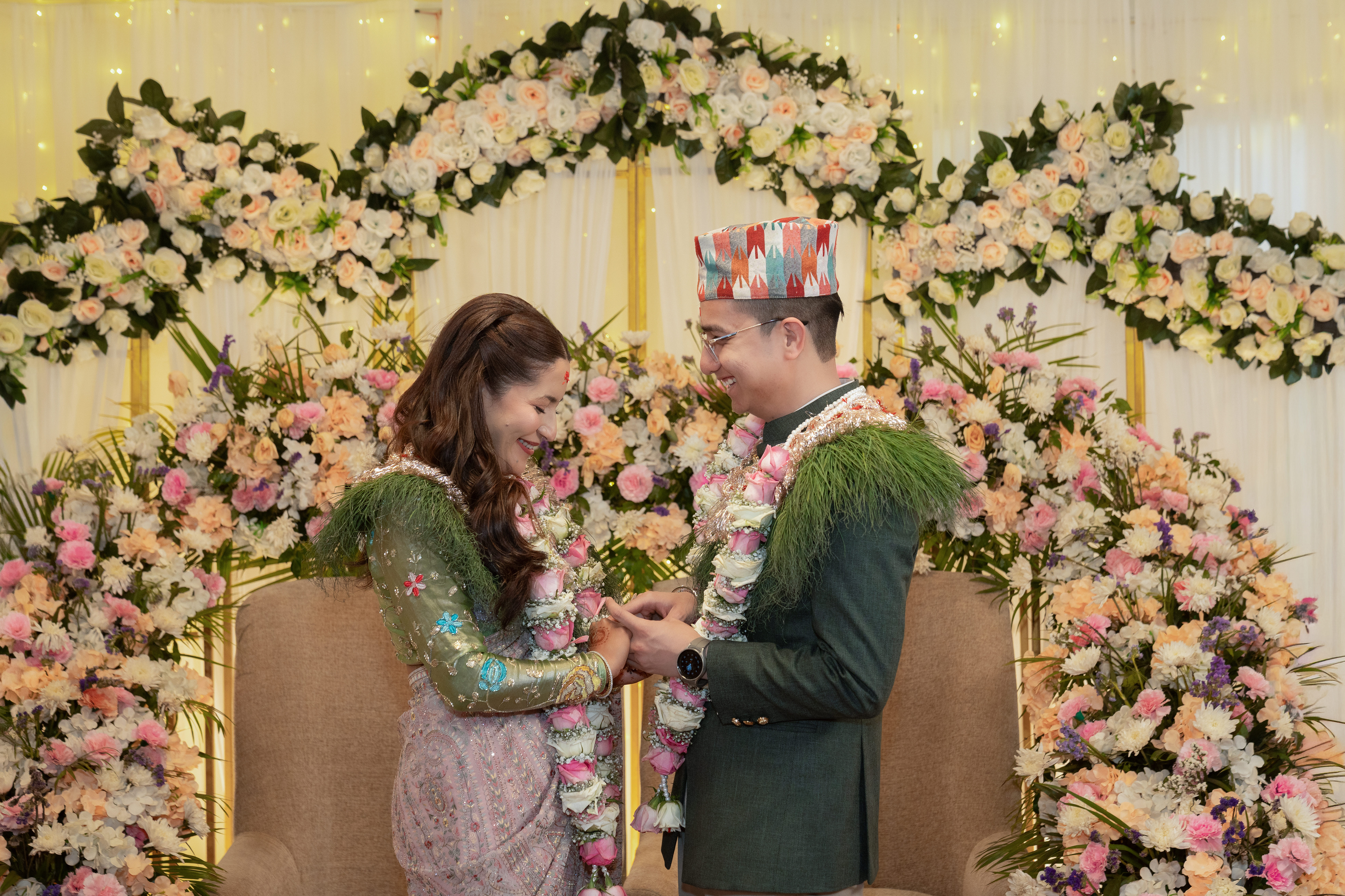 Shreya and Samagya wedding photo